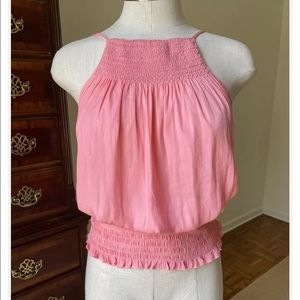 DO+BE ladies smocked halter top size small